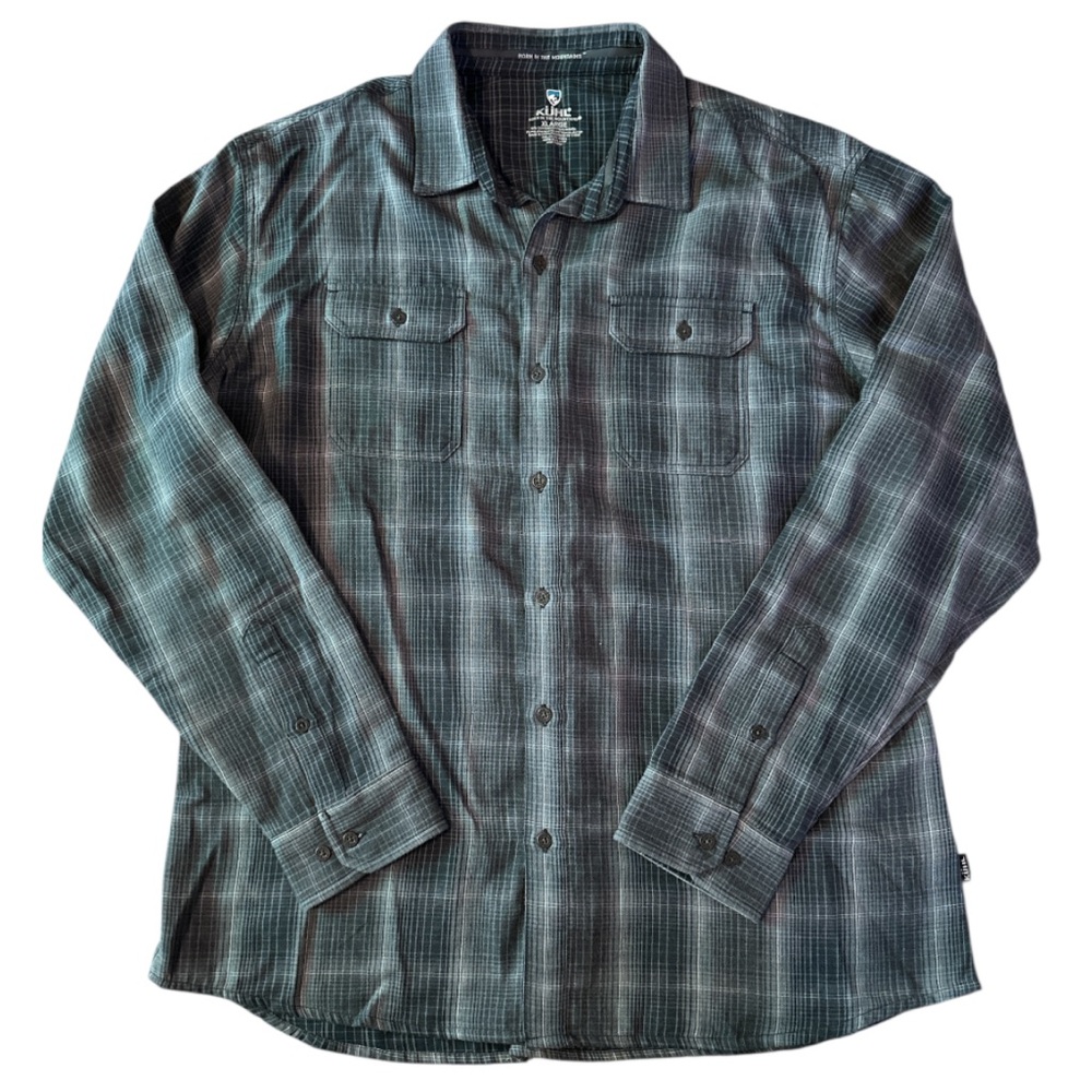 KÜHL | KUHL Men’s Plaid Button Up Hiking/Outdoors Shirt